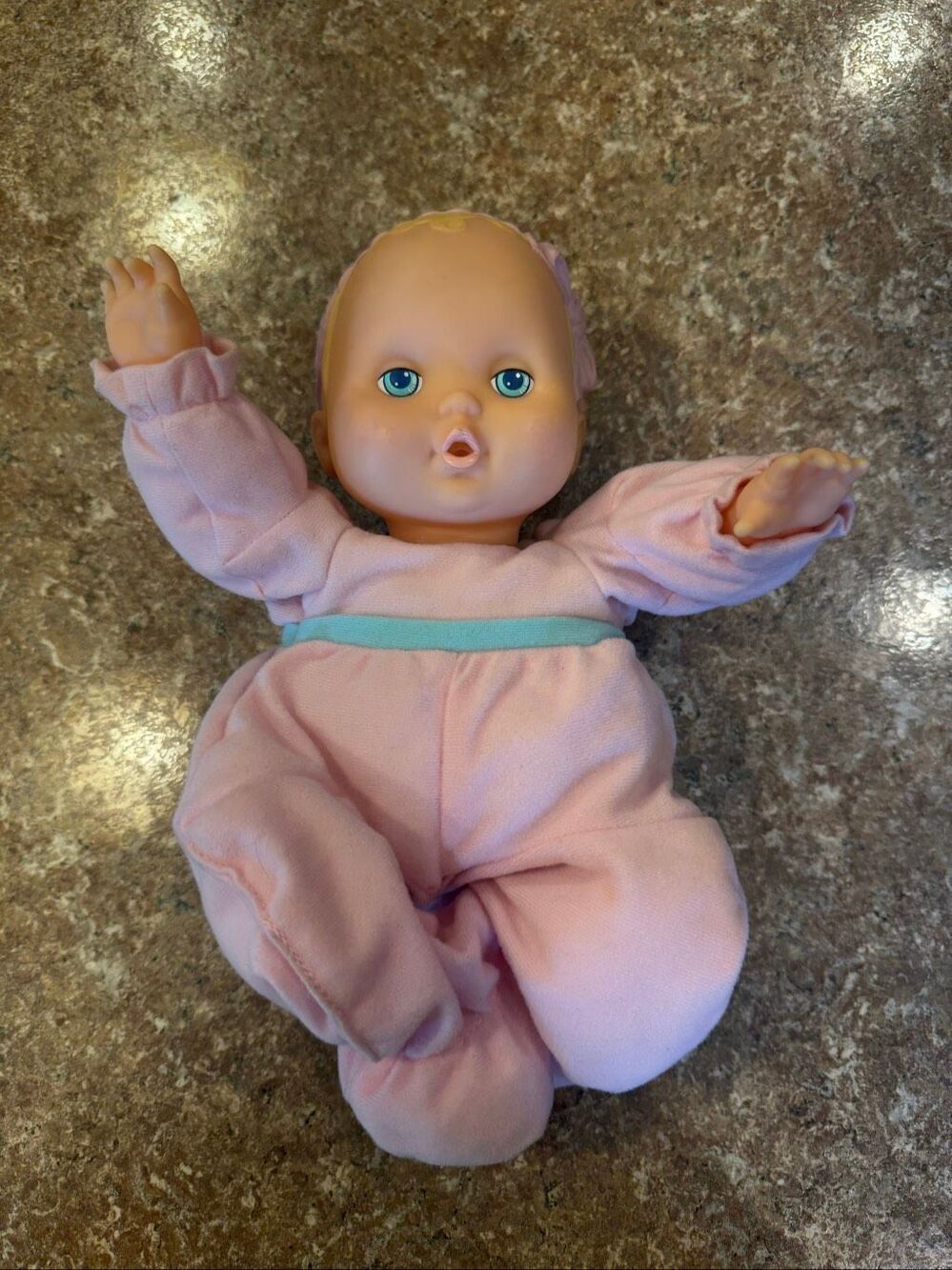 Vintage 1993 Fisher Price Cuddle-Bye Baby Doll #4250 Working Brahms Lullaby